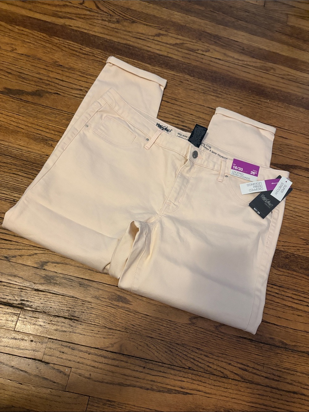 Mossimo Supply Co. Skinny Jeans in Light Blush